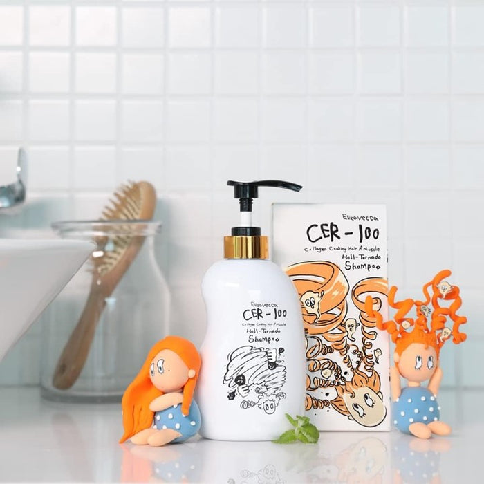 Cer-100 Collagen Coating Hair A+ Muscle Tornado Shampoo | Shampoo con colágeno y proteína