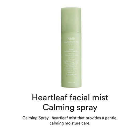 Heartleaf Facial Mist Calming spray 150ml + refill (150ml) | Spray facial calmante