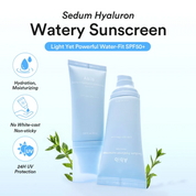 Sedum Hyaluron Sunscreen Watery Tube | Protector solar hidratante