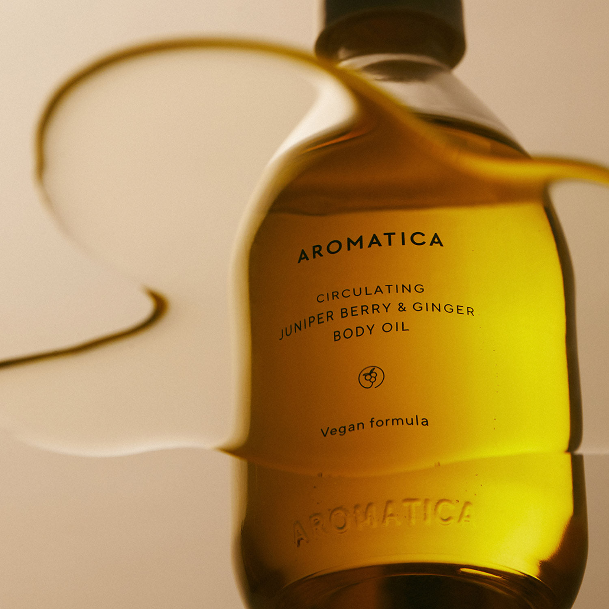 Circulating Body Oil Juniper berry & Ginger |Aceite corporal circulante