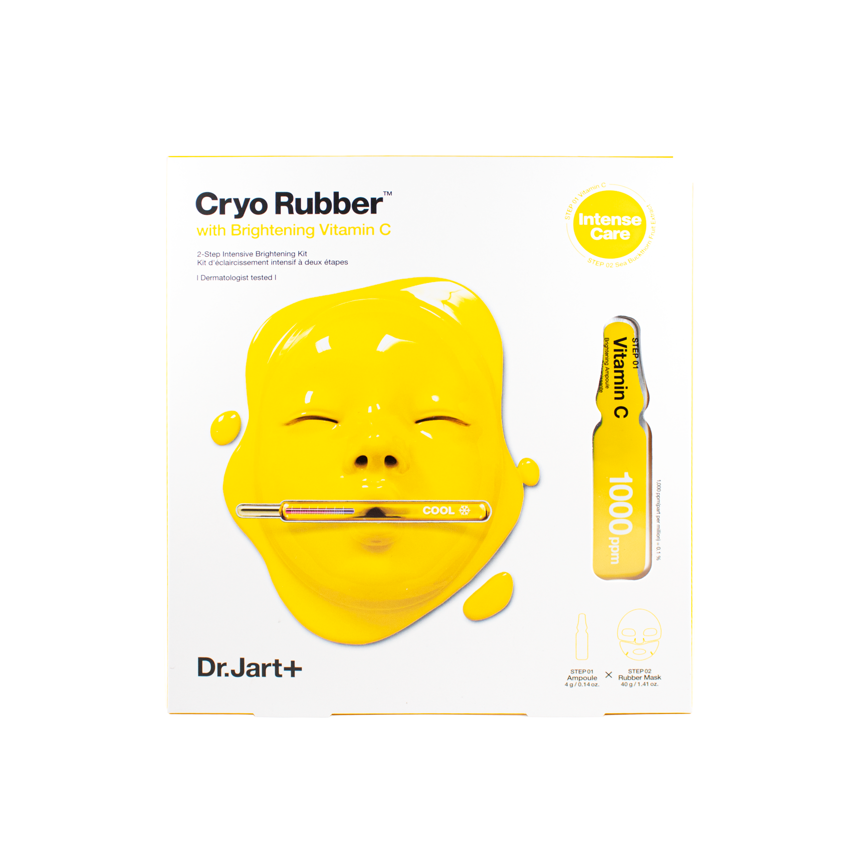 Cryo Rubber With Brightening Vitamin C | Mascarilla Cryoterapia Vitamina C - The Happy Face Co.