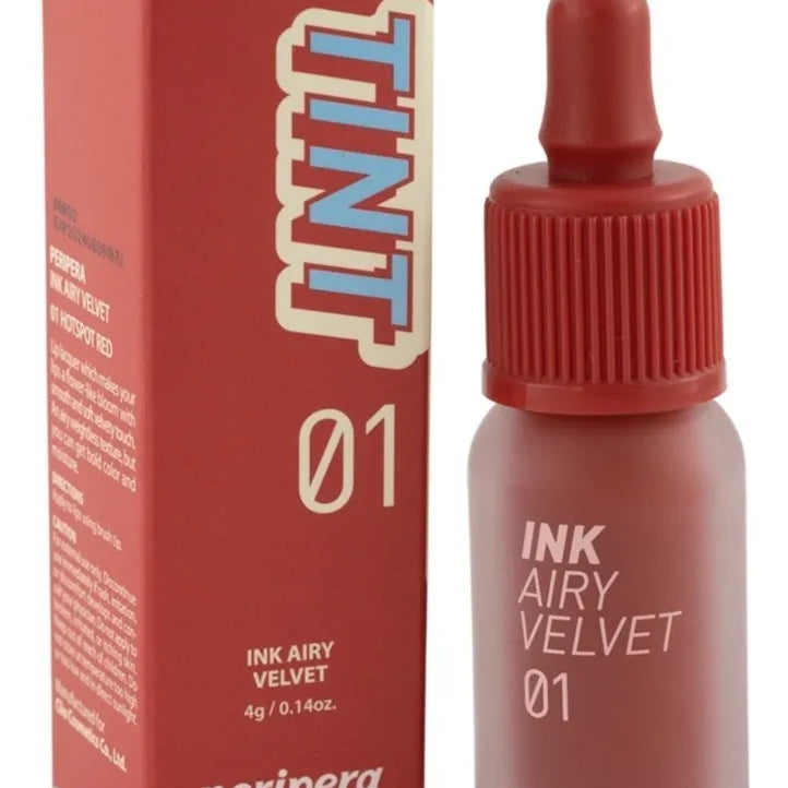 Tinta Ink Airy Velvet #01 Hotspot Red - The Happy Face Co.