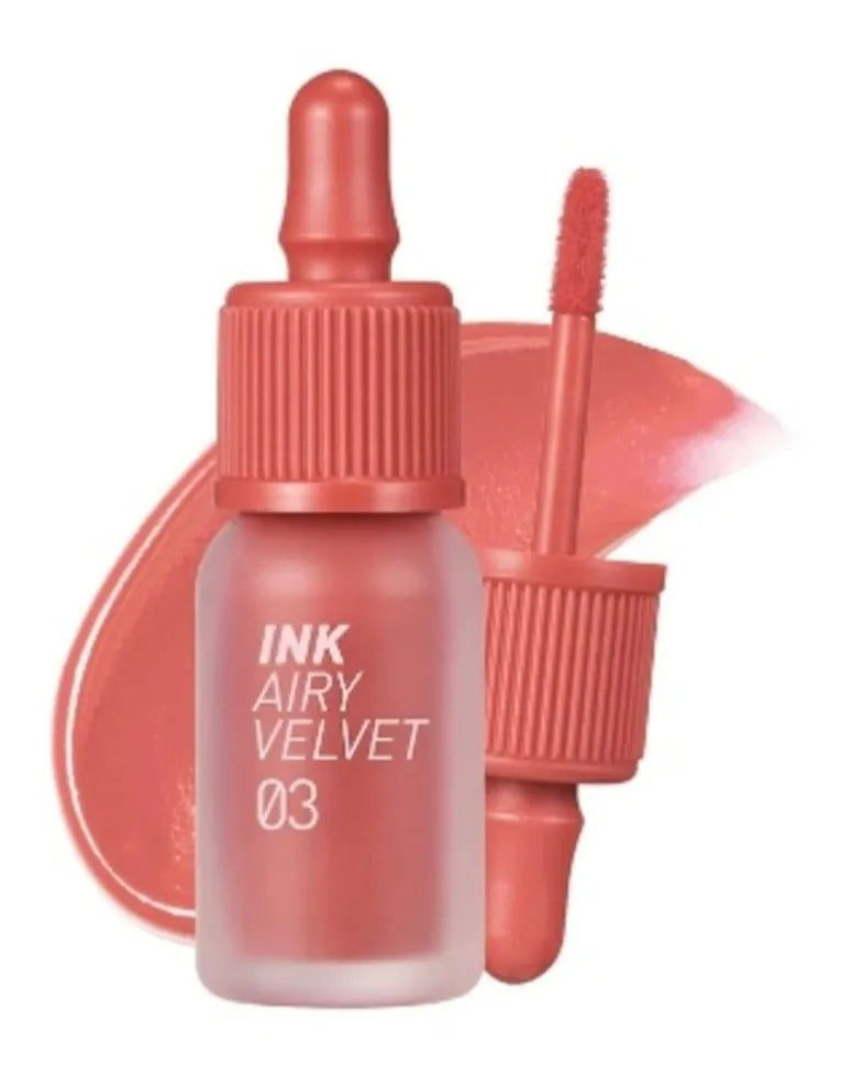 Ink Airy Velvet #03 Cartoon Coral | Tinta #03 - The Happy Face Co.