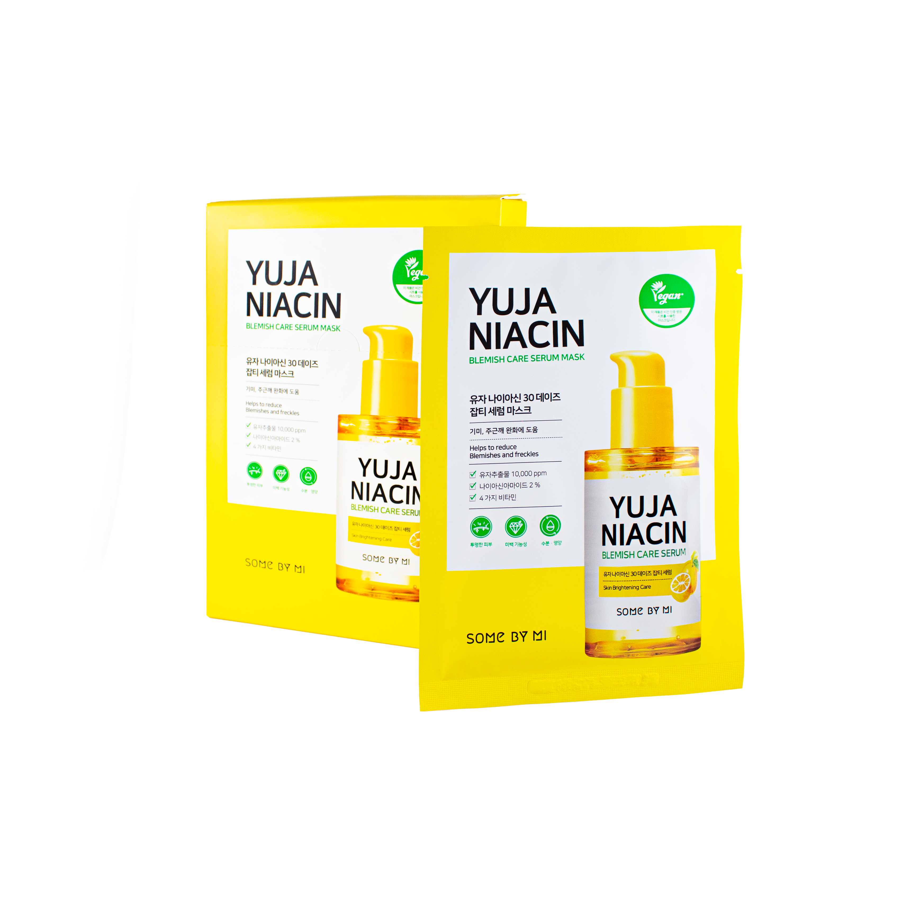 Yuja Niacin 30 Days Blemish Care Serum Mask (1 Mask) 25g - The Happy Face Co.