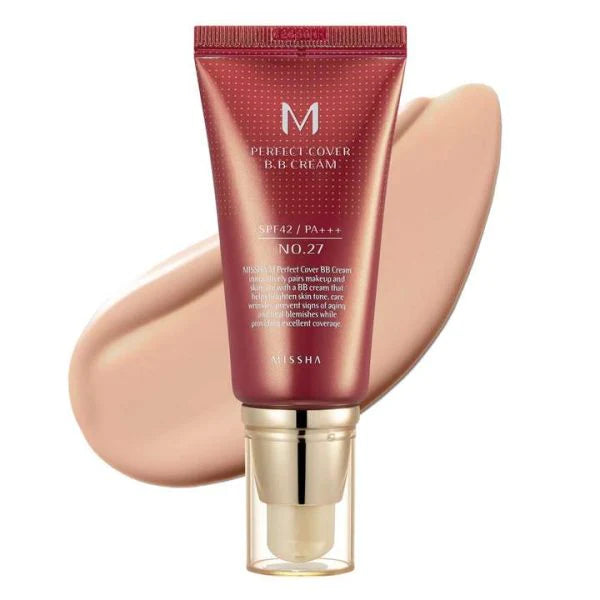 M Perfect Covering BB cream SPF 42 No. 27 - The Happy Face Co.